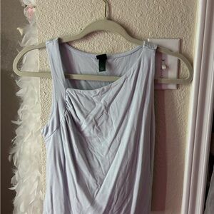 Wild Fable Light Blue Crop Top